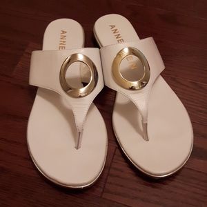 🛍️ Anne Klein genuine leather sandals
